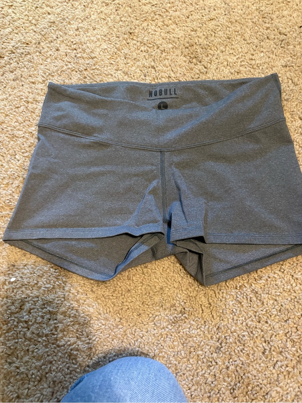 NOBULL Women's Charcoal Athletic Training Shorts